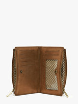 Portefeuille Leder Mila louise Bruin vintage 3576X-vue-porte